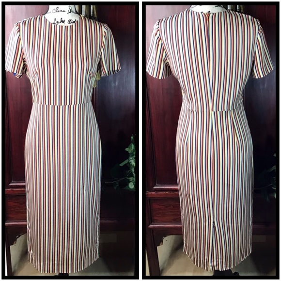 Diane Von Furstenberg Silk Blend Sheath Dress 4 - Picture 16 of 16